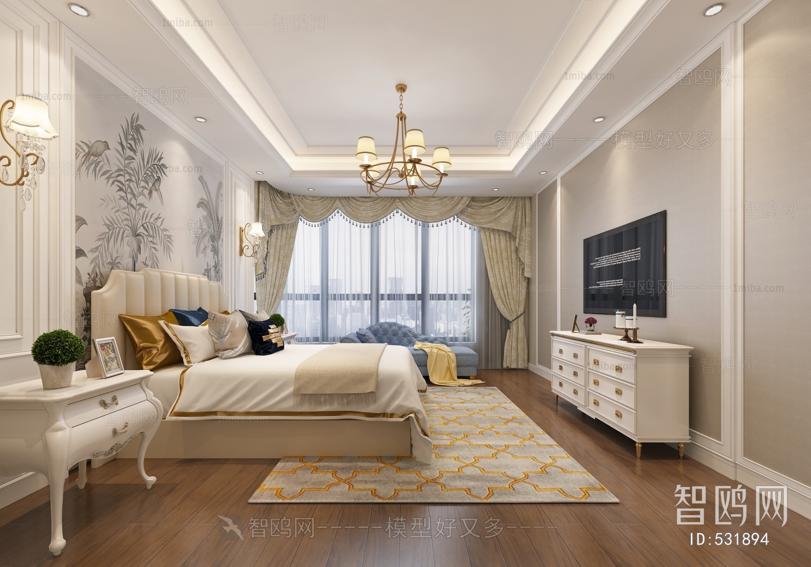 European Style Bedroom