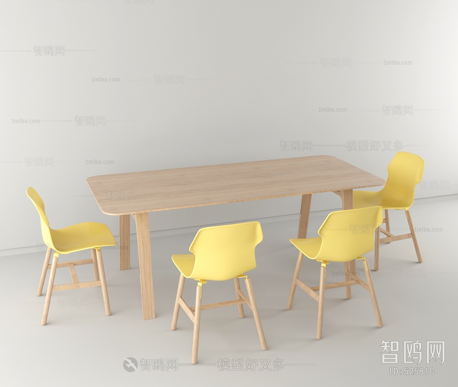 Nordic Style Dining Table And Chairs