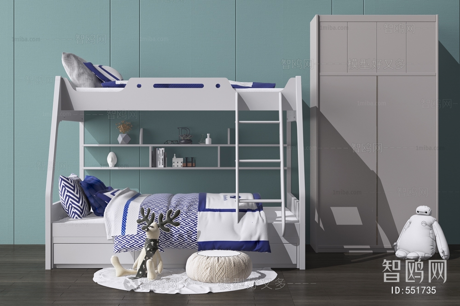 Modern Bunk Bed