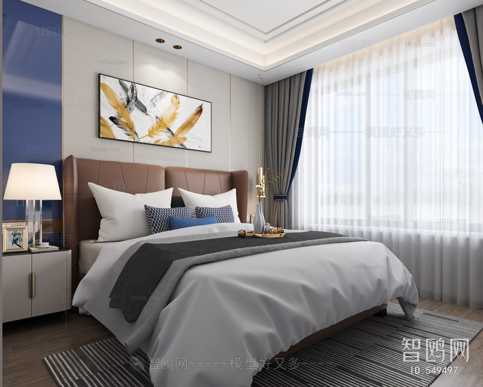 New Chinese Style Bedroom