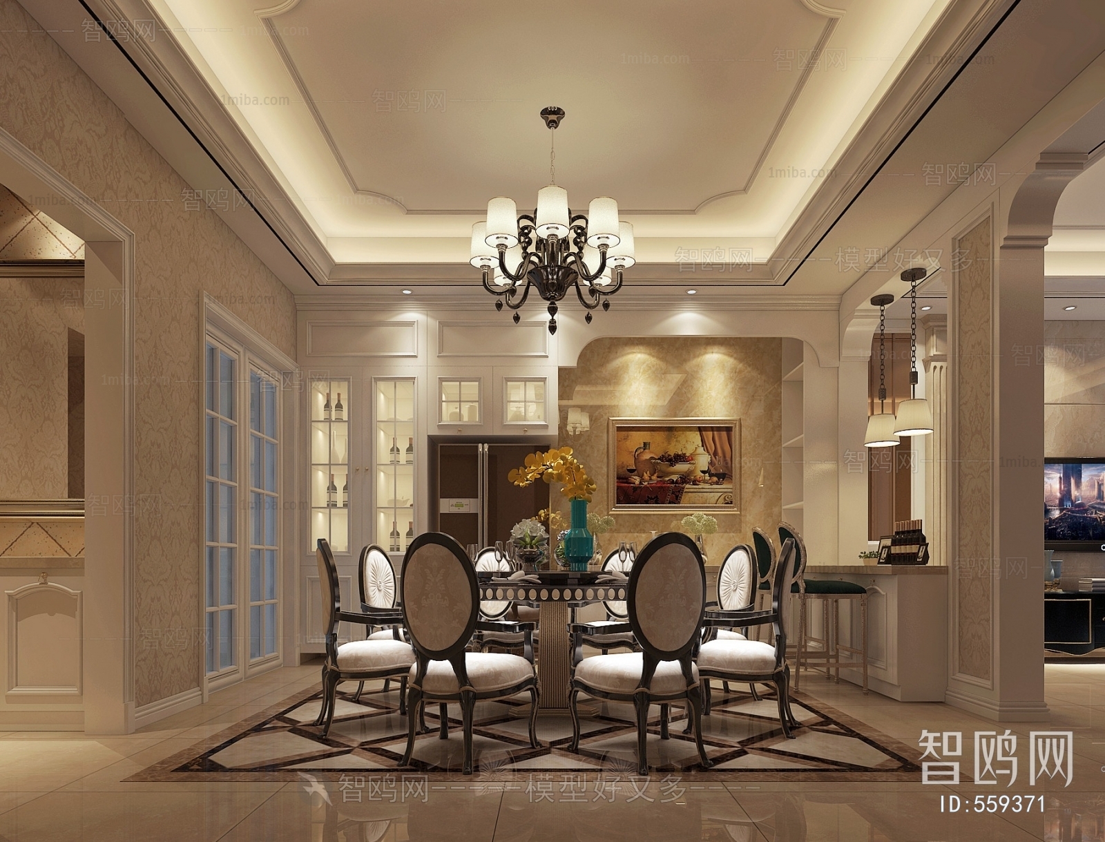 American Style Dining Room