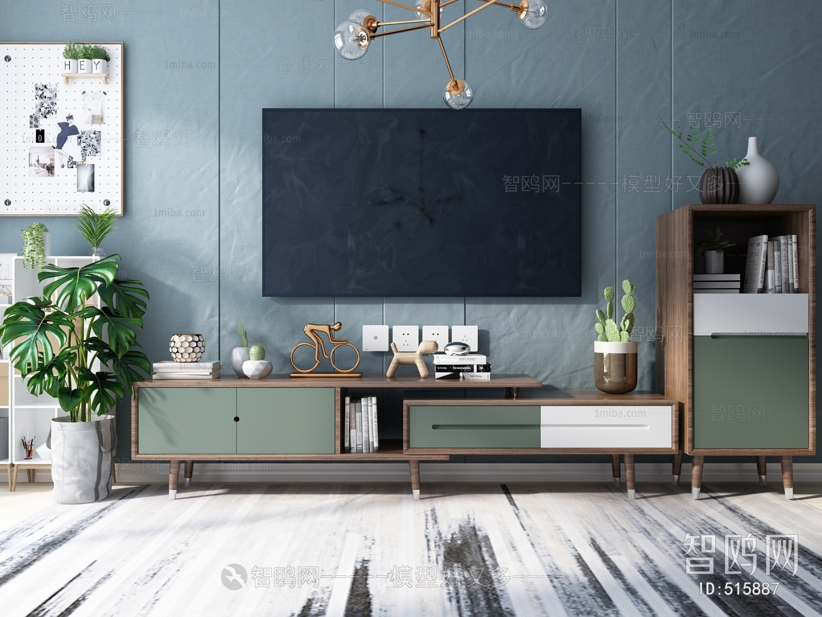 Nordic Style TV Cabinet