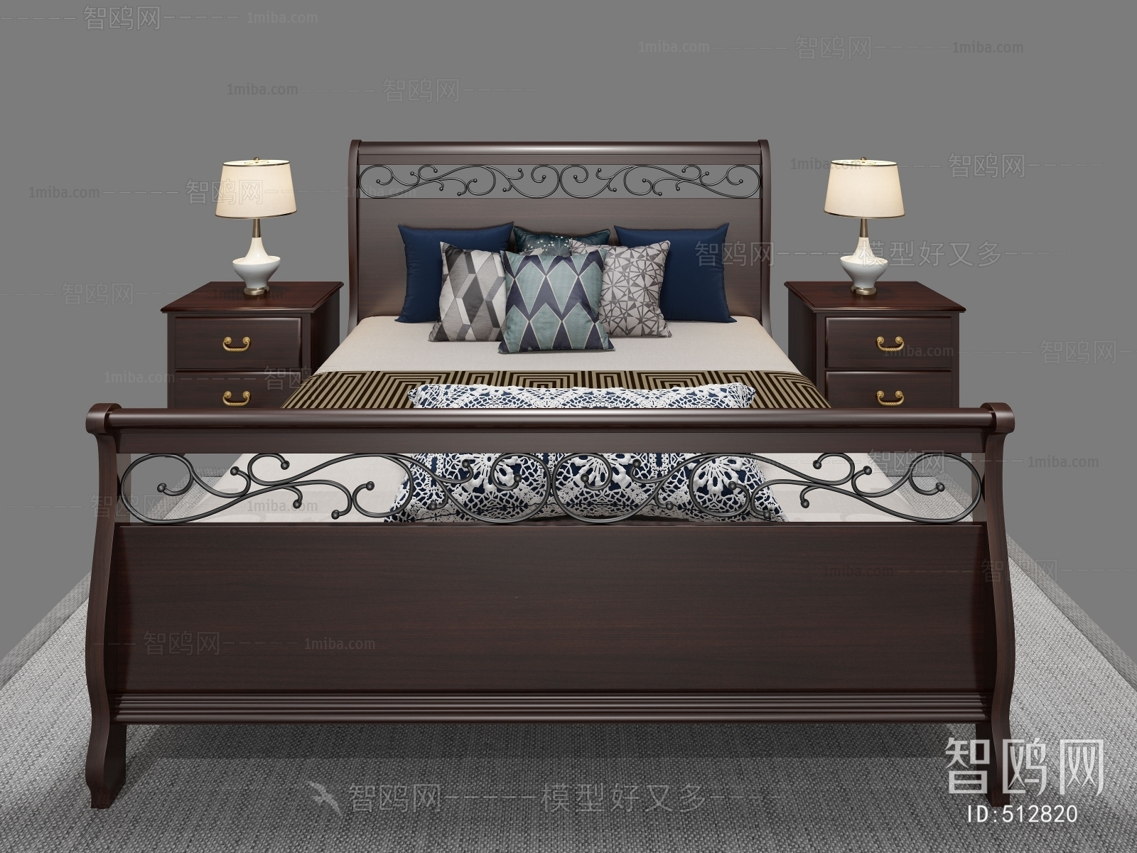 American Style Double Bed