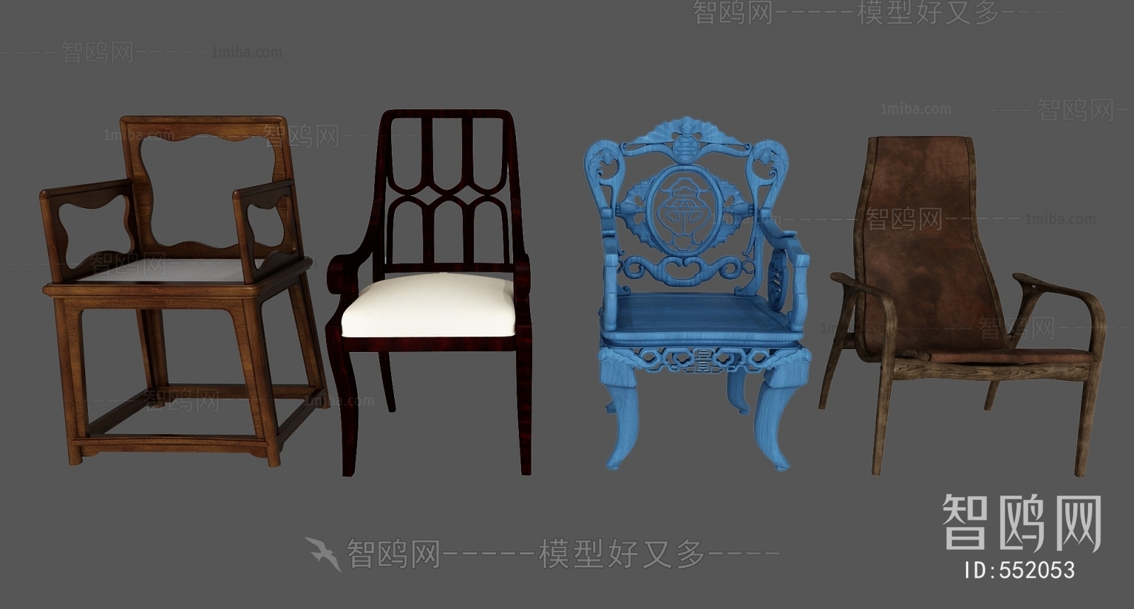 New Chinese Style Lounge Chair