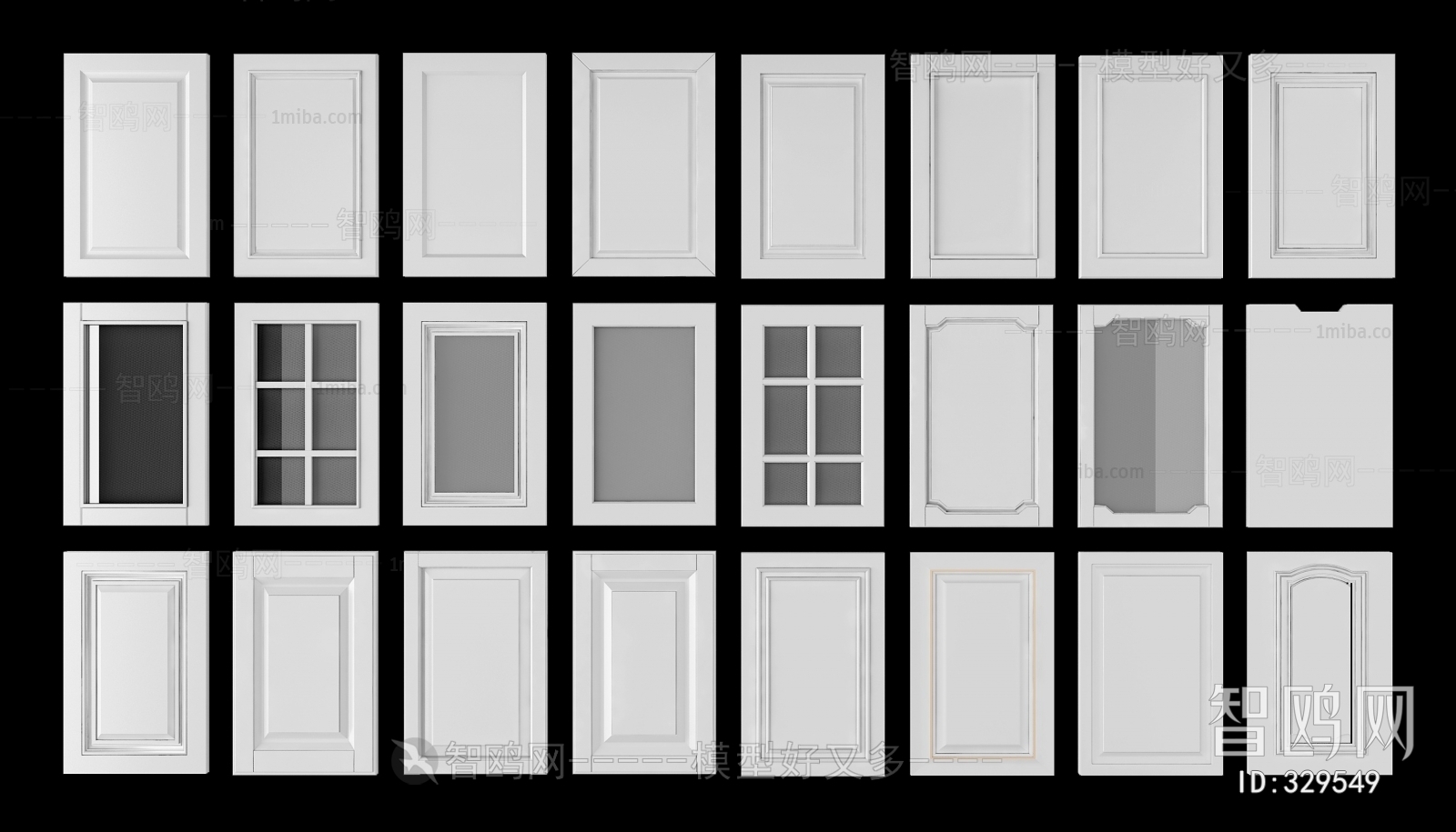 Simple European Style Door Panel