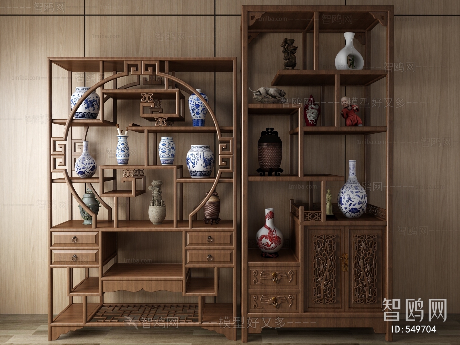 New Chinese Style Antique Rack