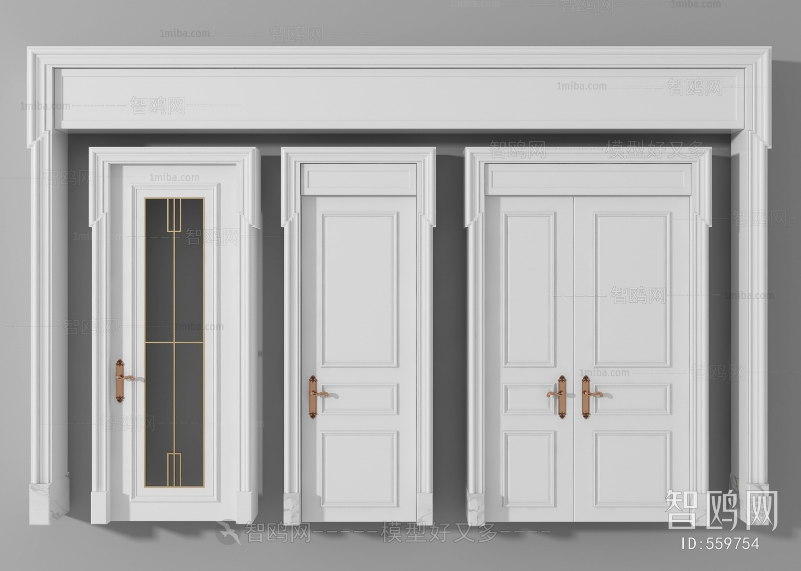 Simple European Style Door