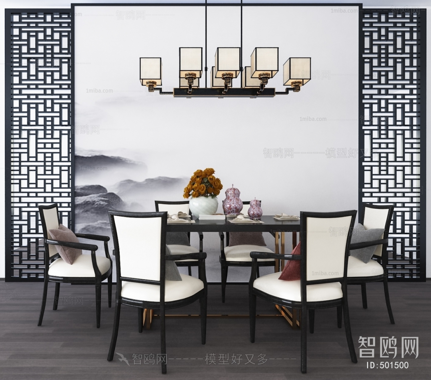 New Chinese Style Dining Table And Chairs