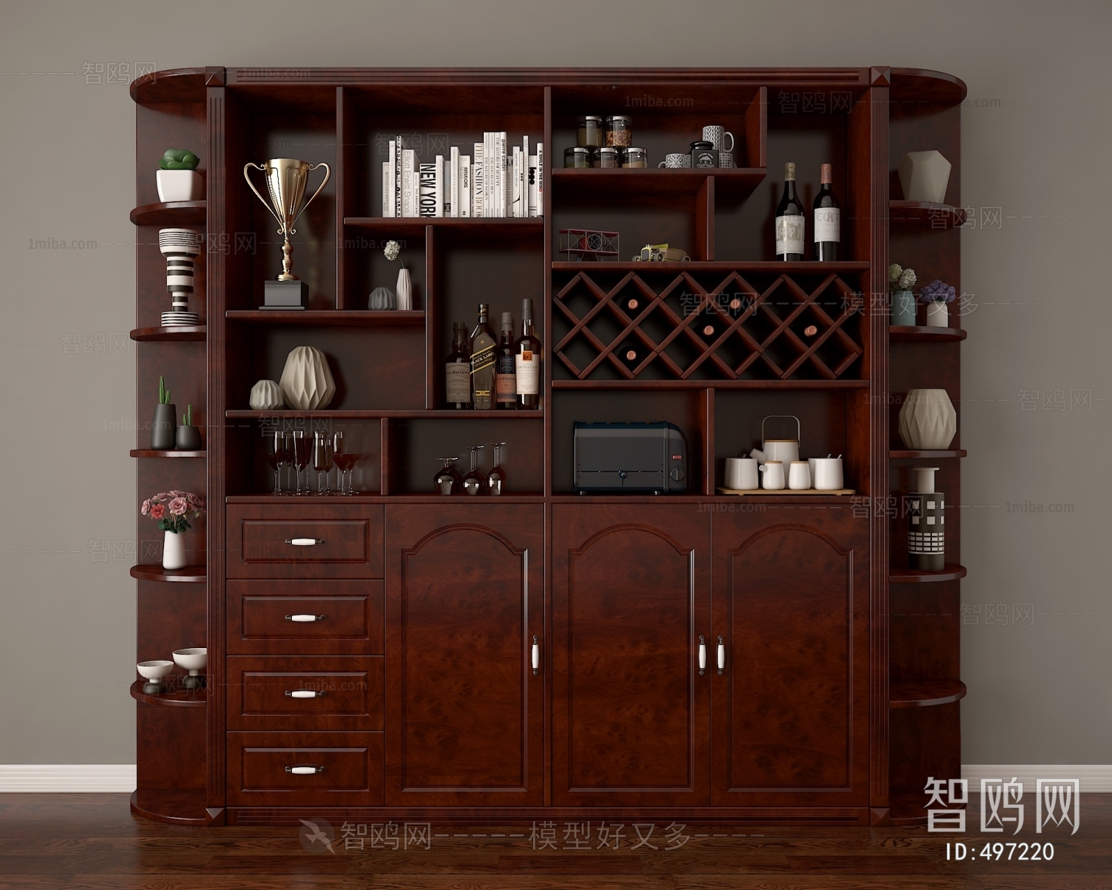 American Style Wine Cabinet