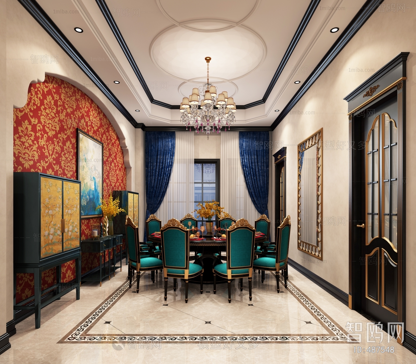 New Classical Style Dining Room