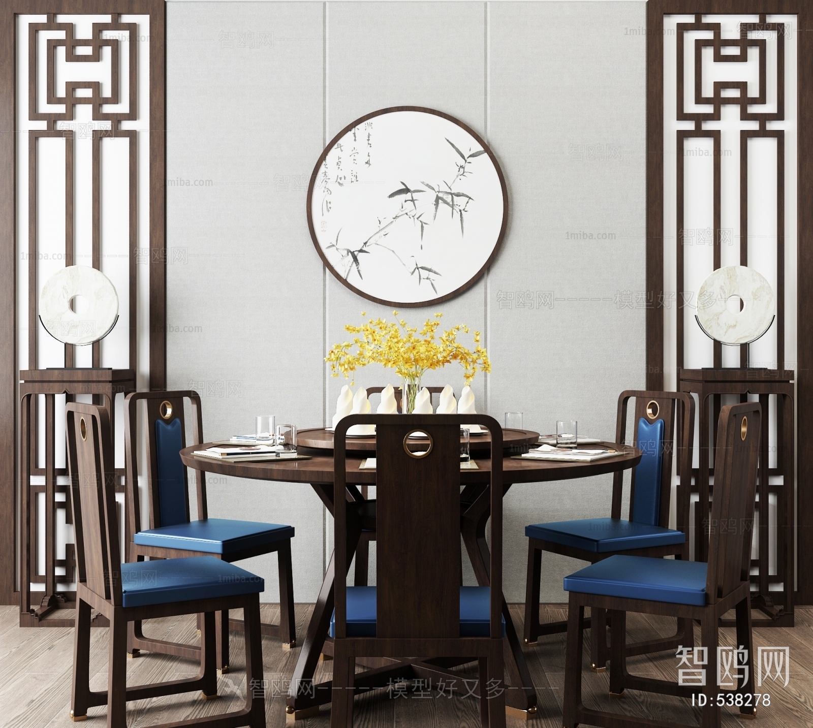 New Chinese Style Dining Table And Chairs