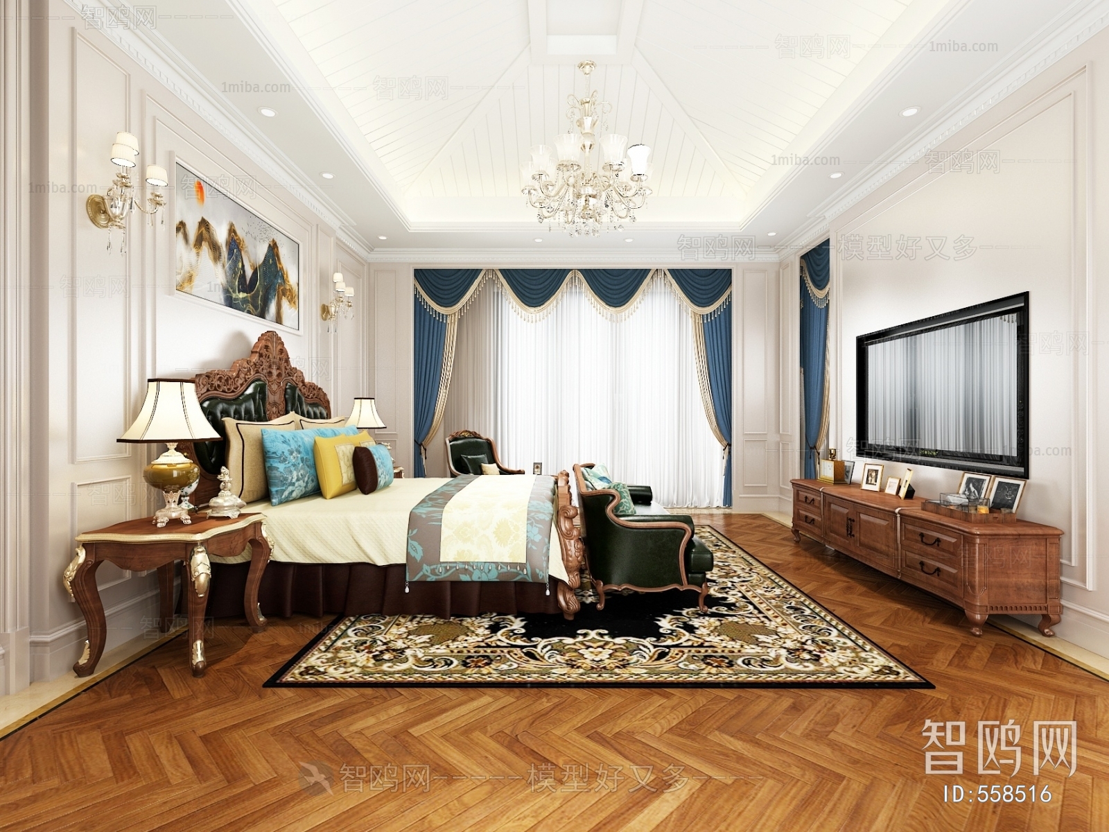 European Style Bedroom