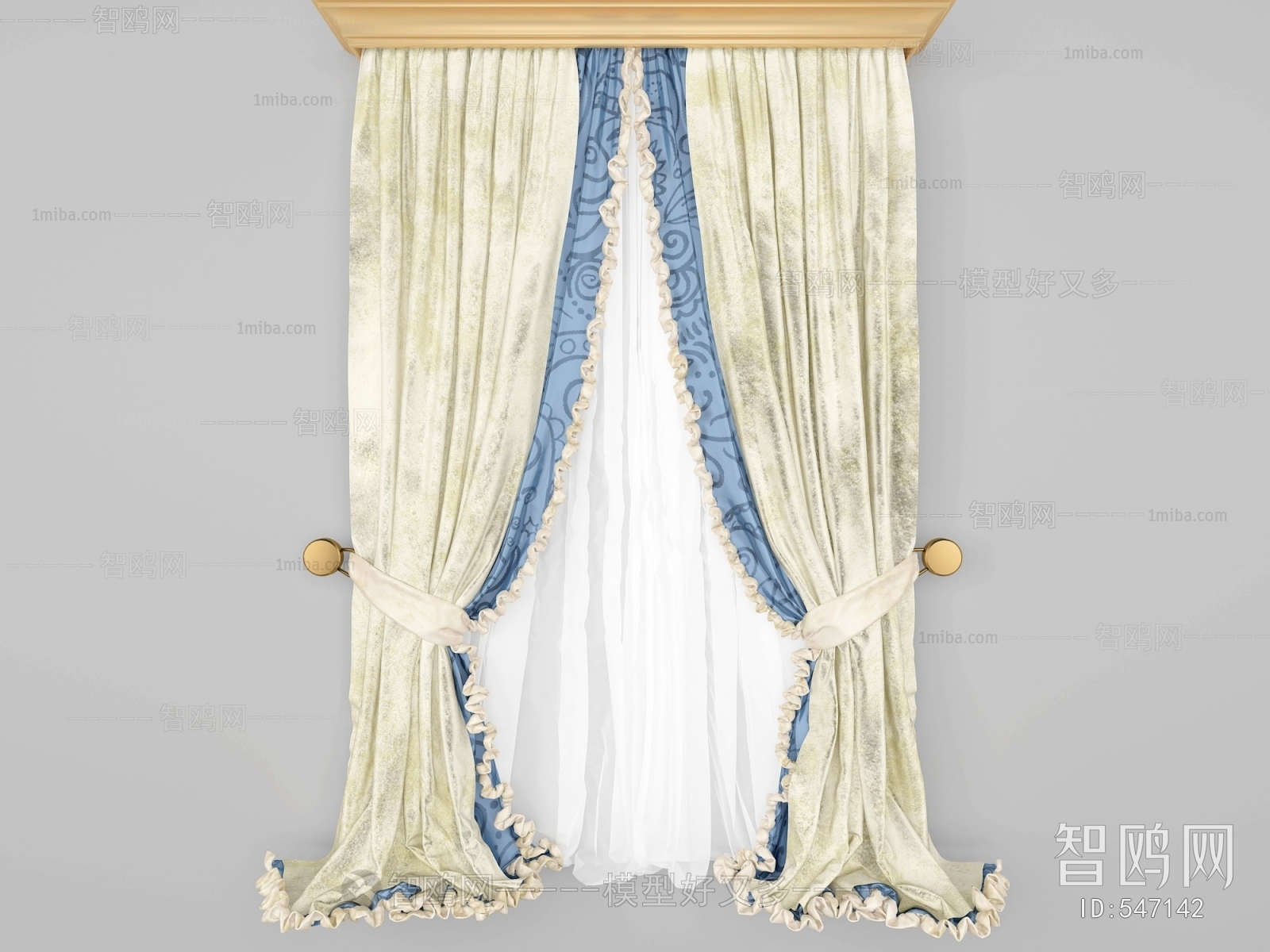 Simple European Style The Curtain