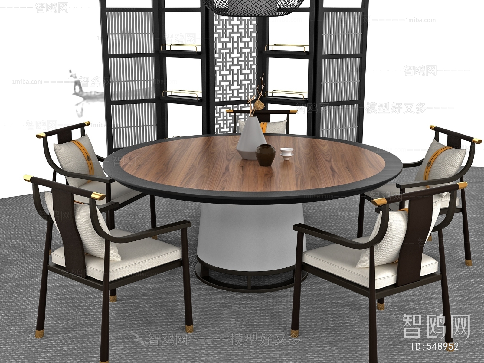 New Chinese Style Dining Table And Chairs