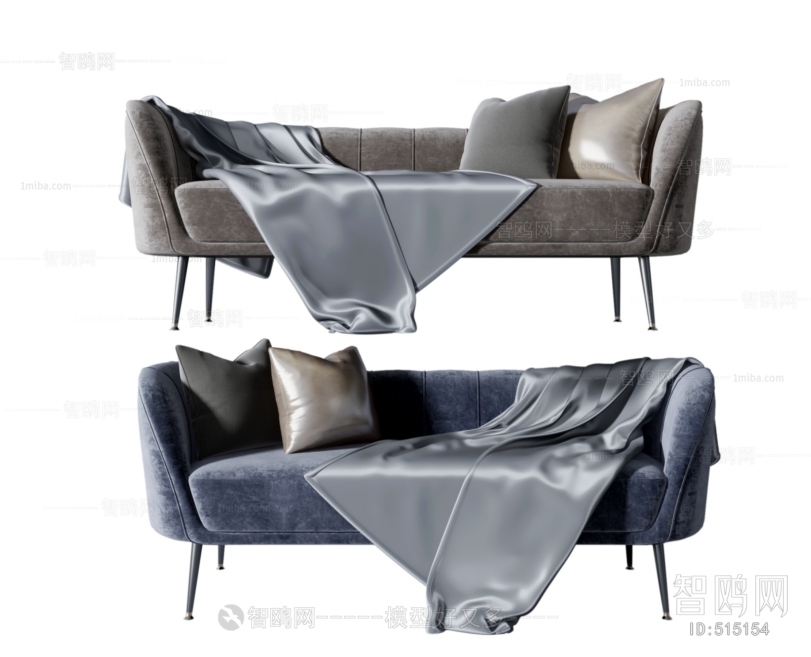 Modern Three-seat Sofa