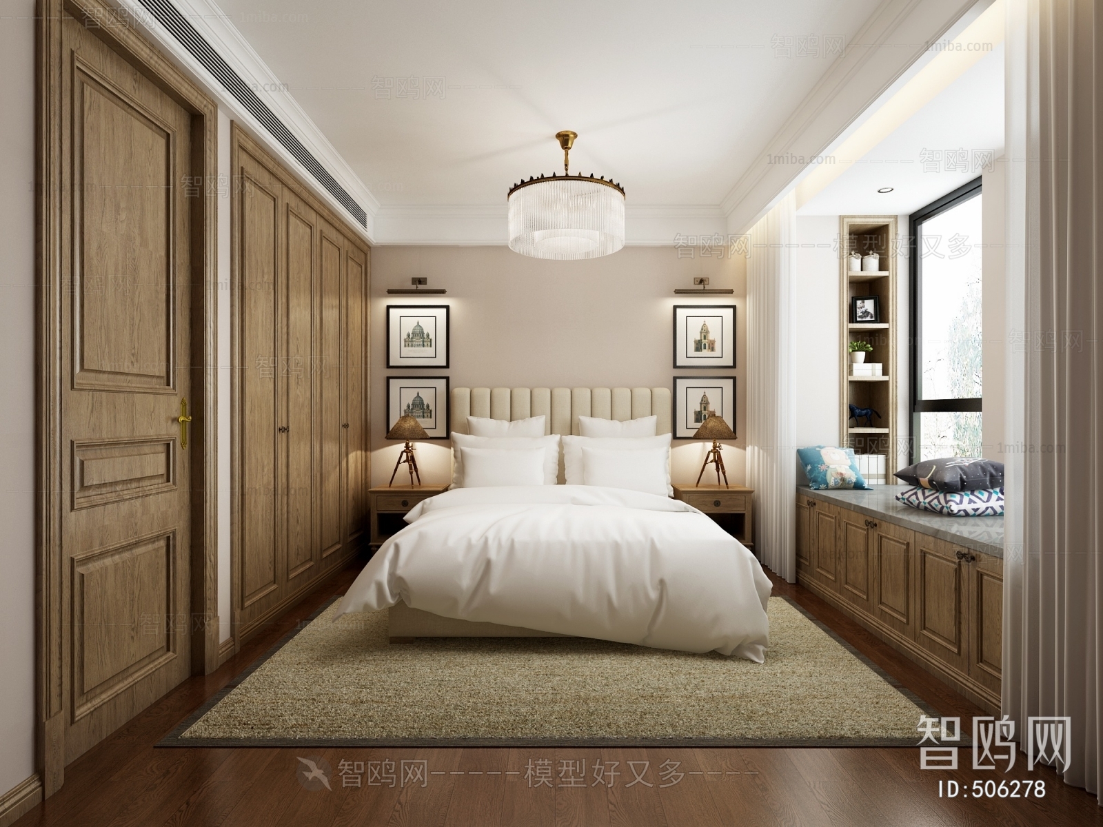 New Chinese Style Bedroom