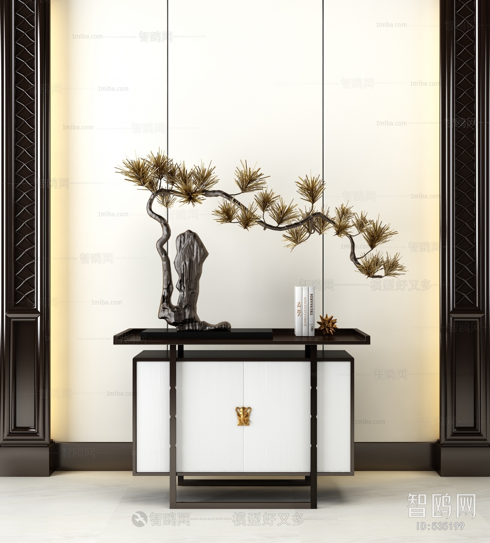 New Chinese Style Side Cabinet/Entrance Cabinet