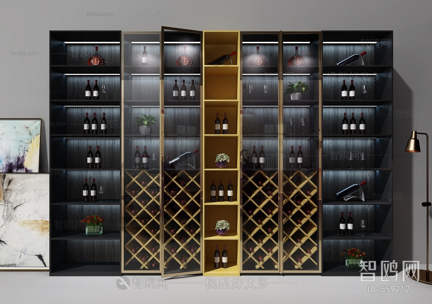 Modern Wine Cabinet