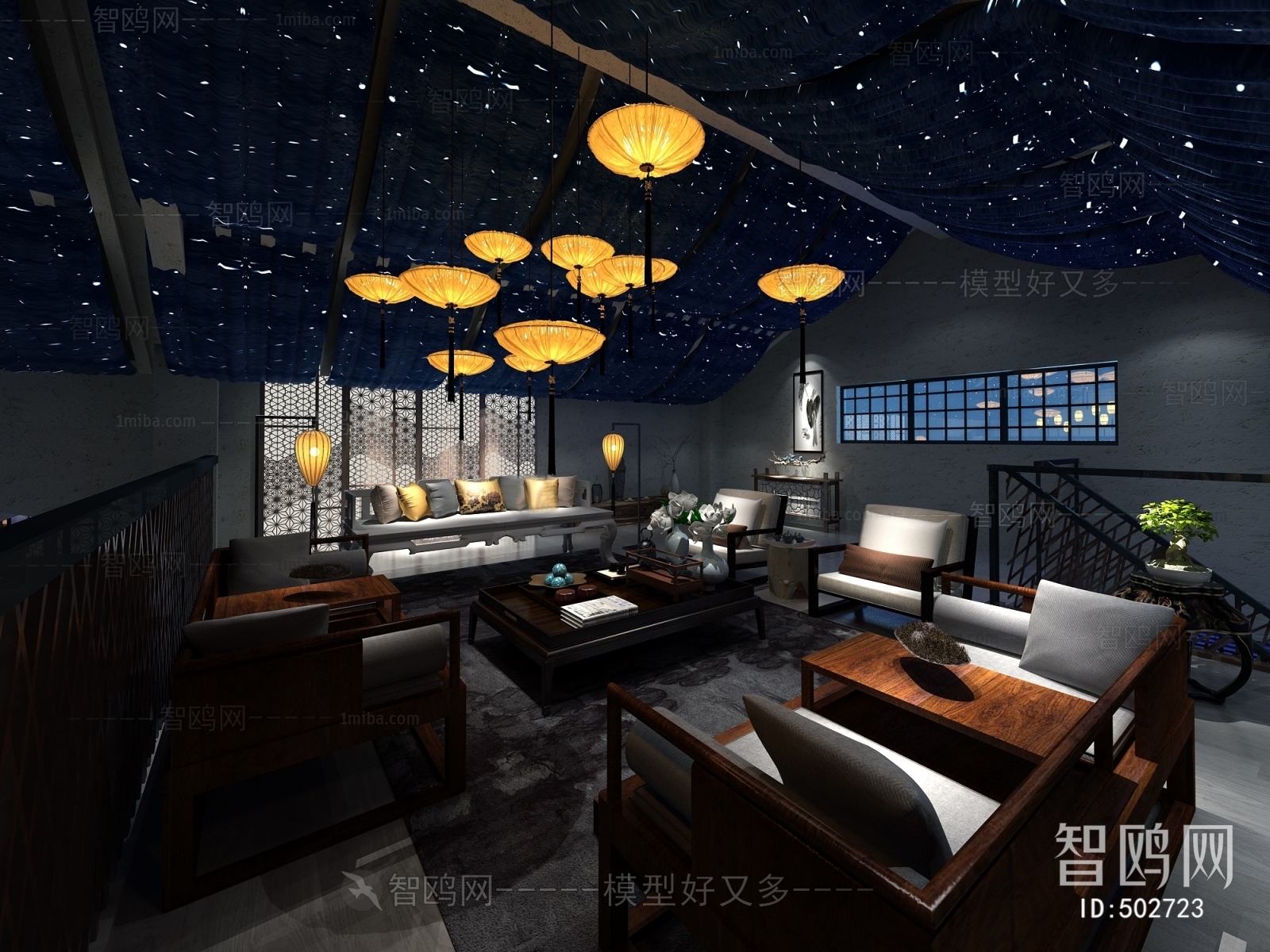 New Chinese Style Hotel Space