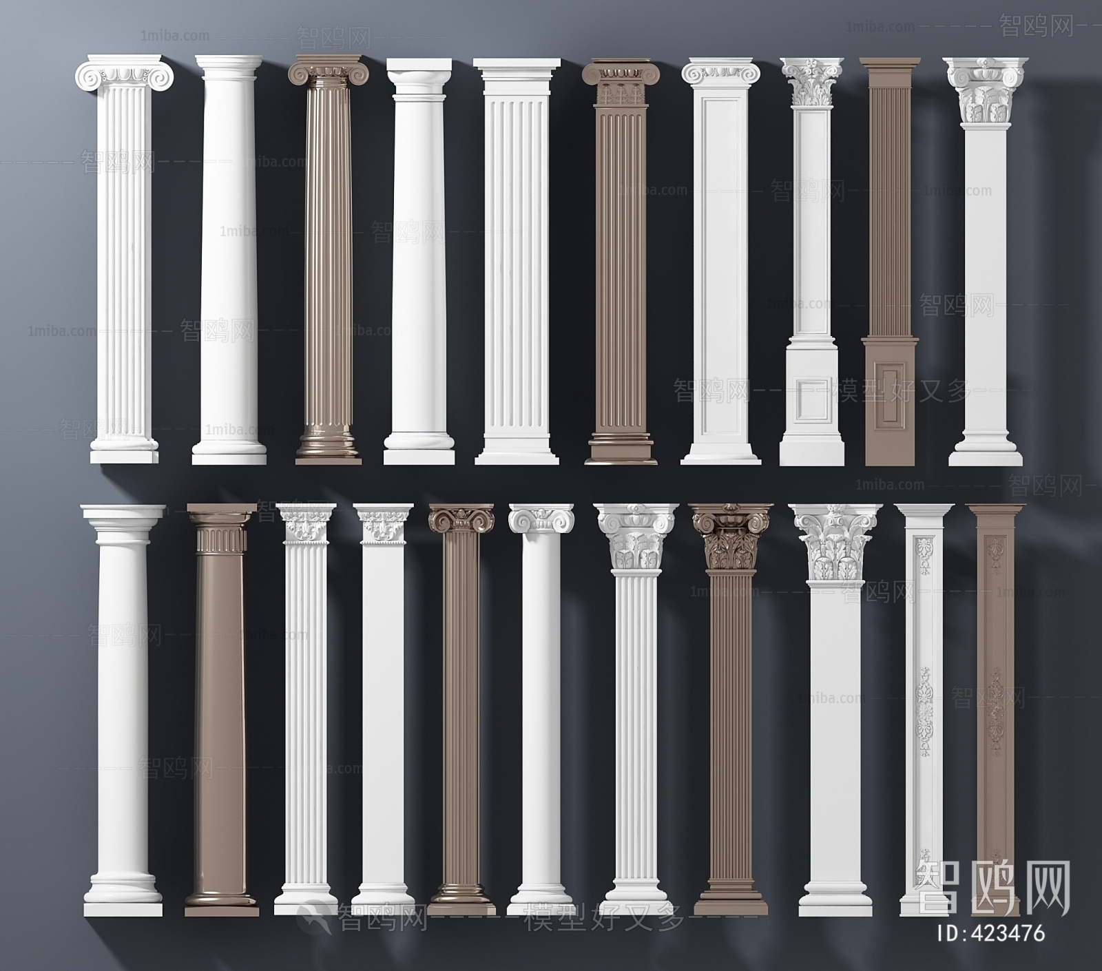 European Style Roman Pillar