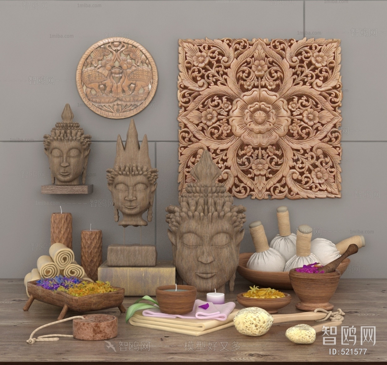Thai Style Decorative Set