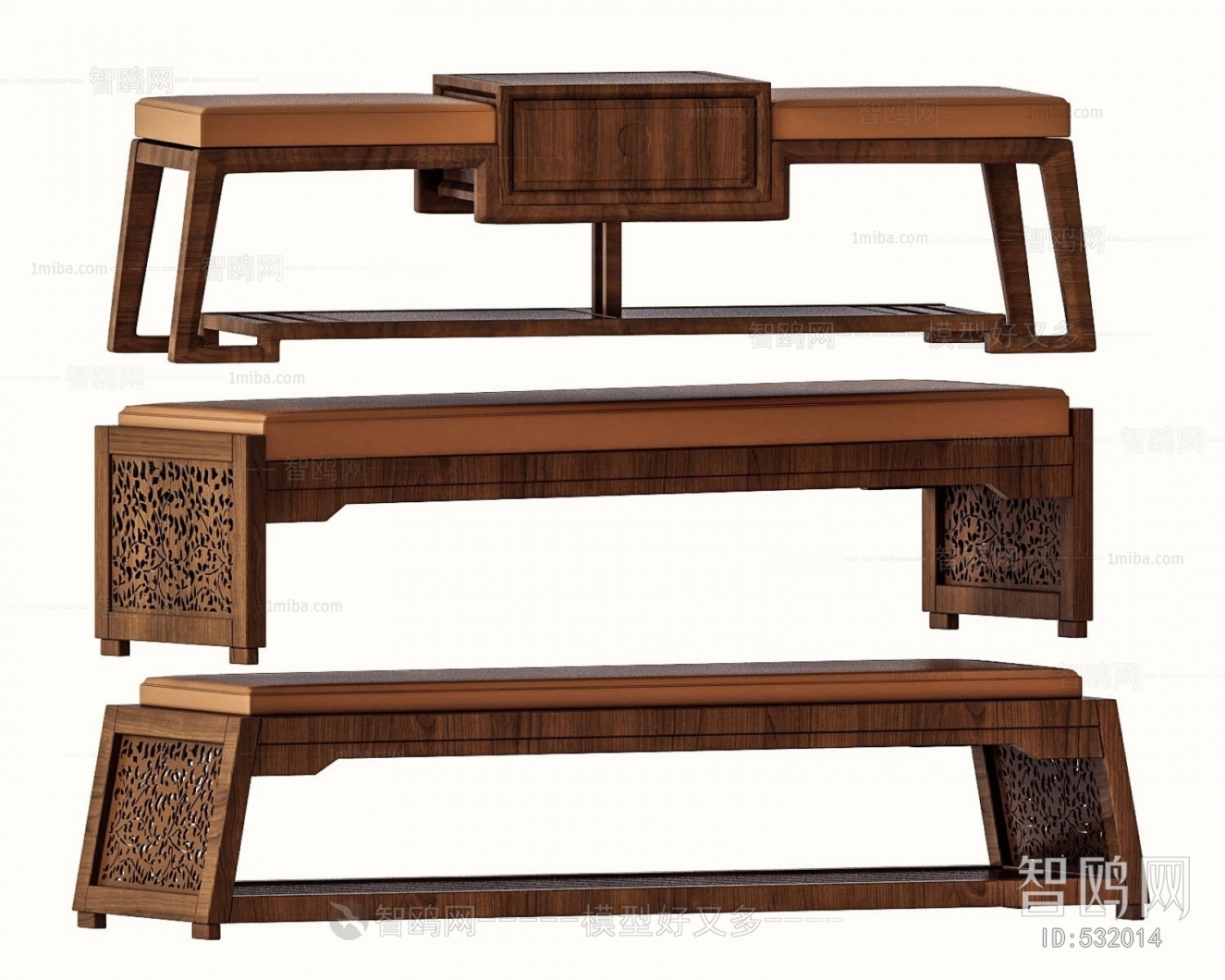 New Chinese Style Bench