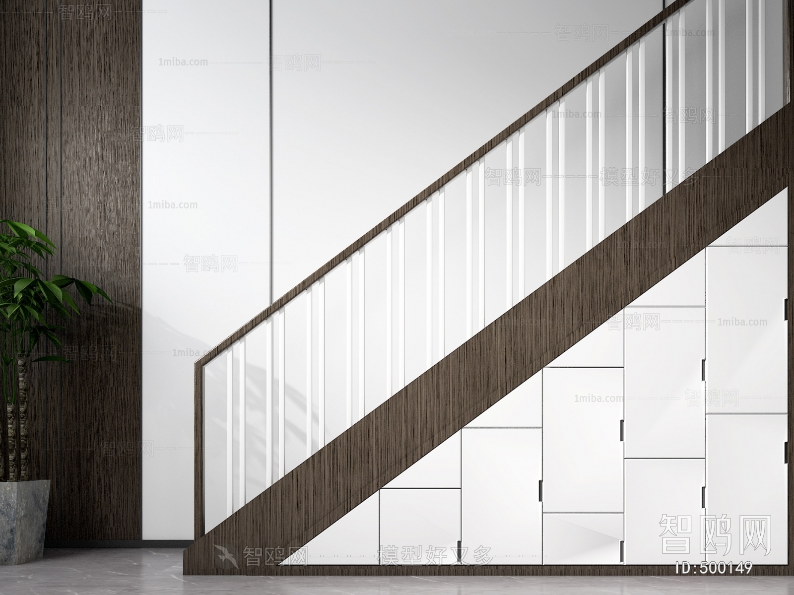 Modern Stair Balustrade/elevator