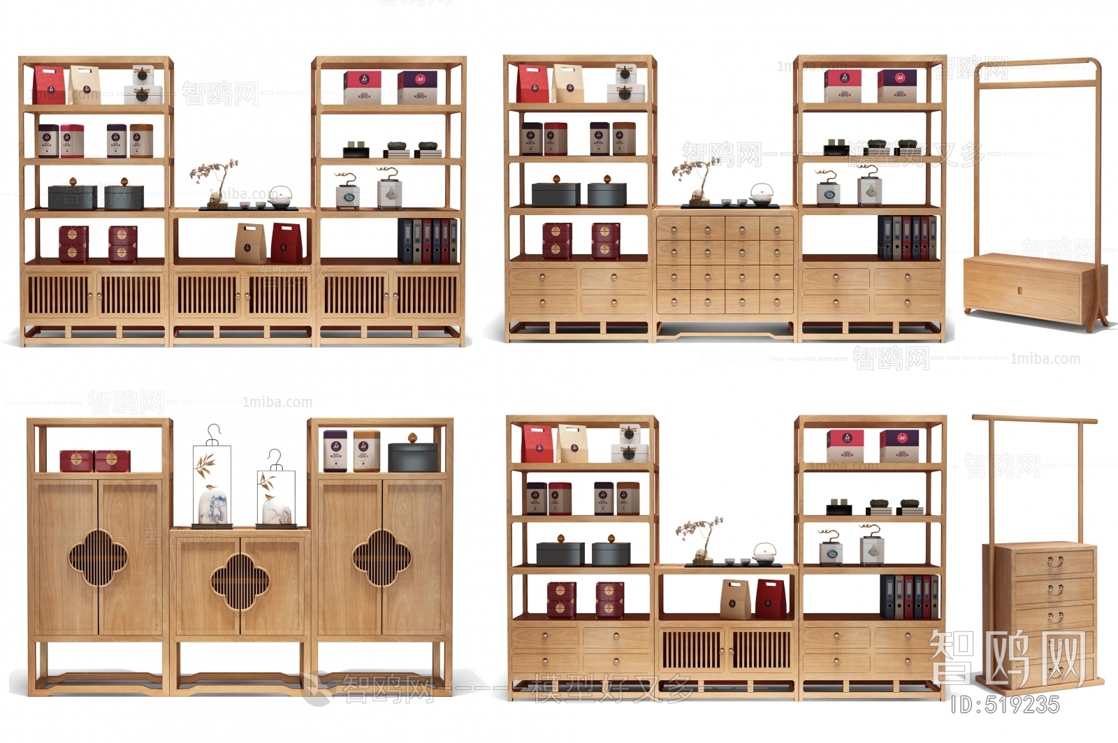 New Chinese Style Shelving