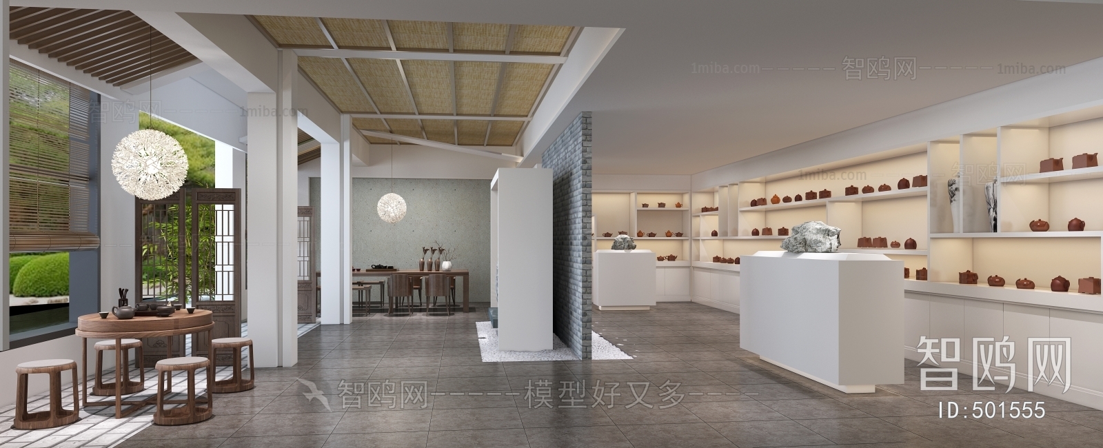 New Chinese Style Teahouse Tea House