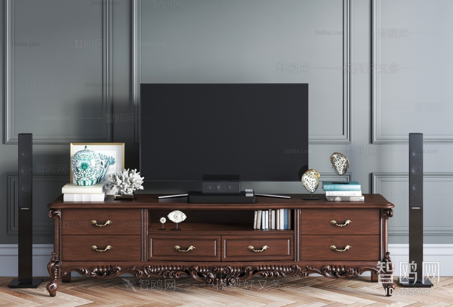 European Style TV Cabinet