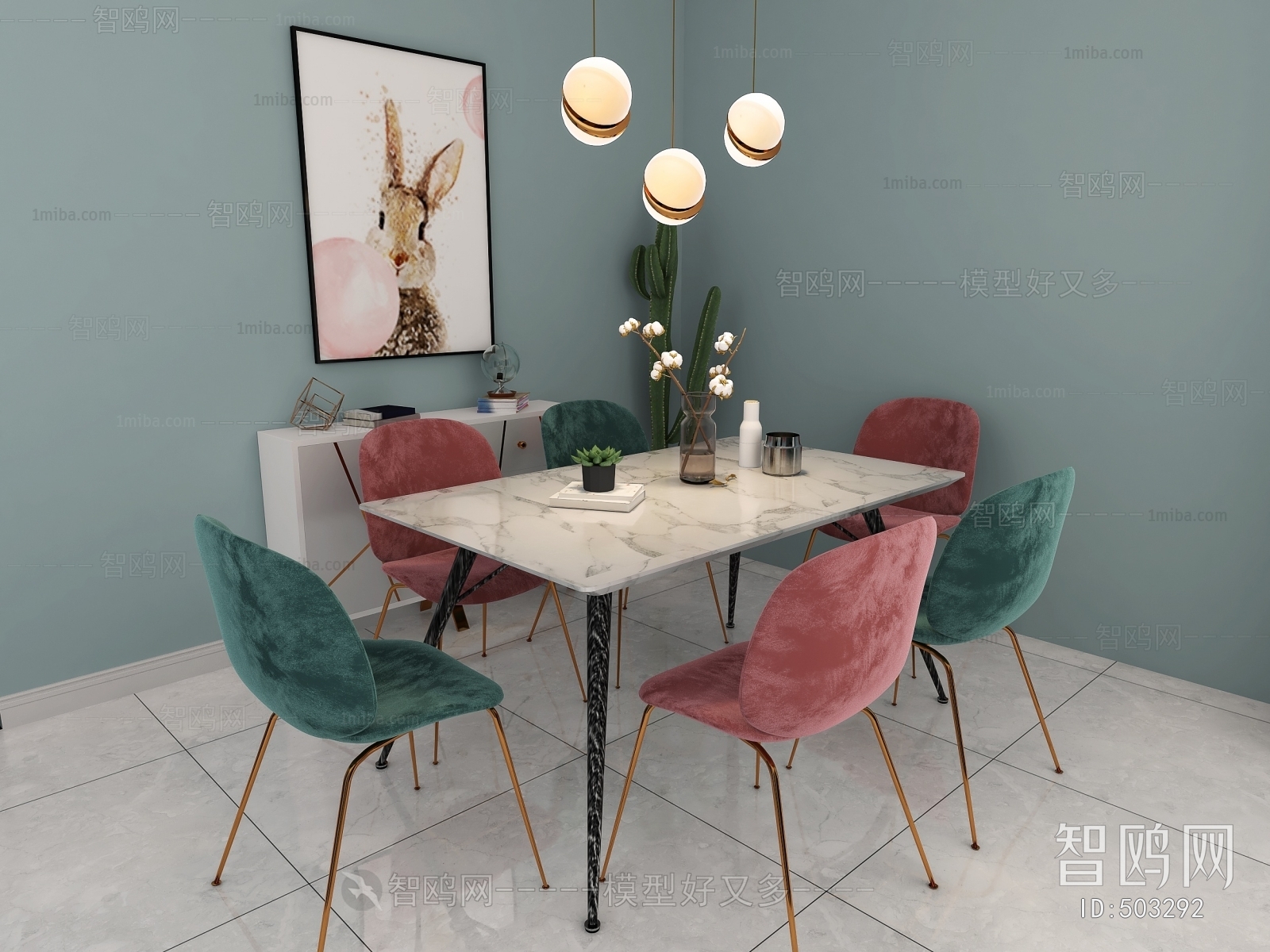 Nordic Style Dining Table And Chairs