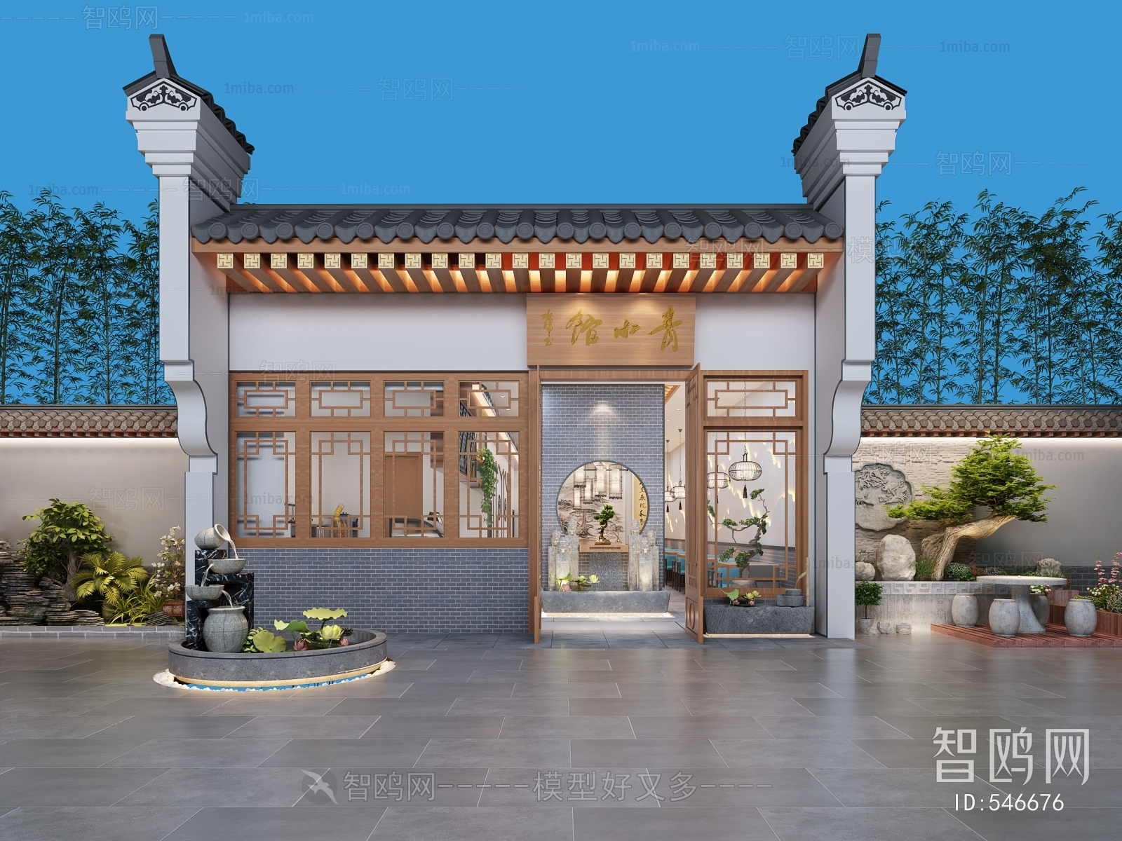 New Chinese Style Facade Element