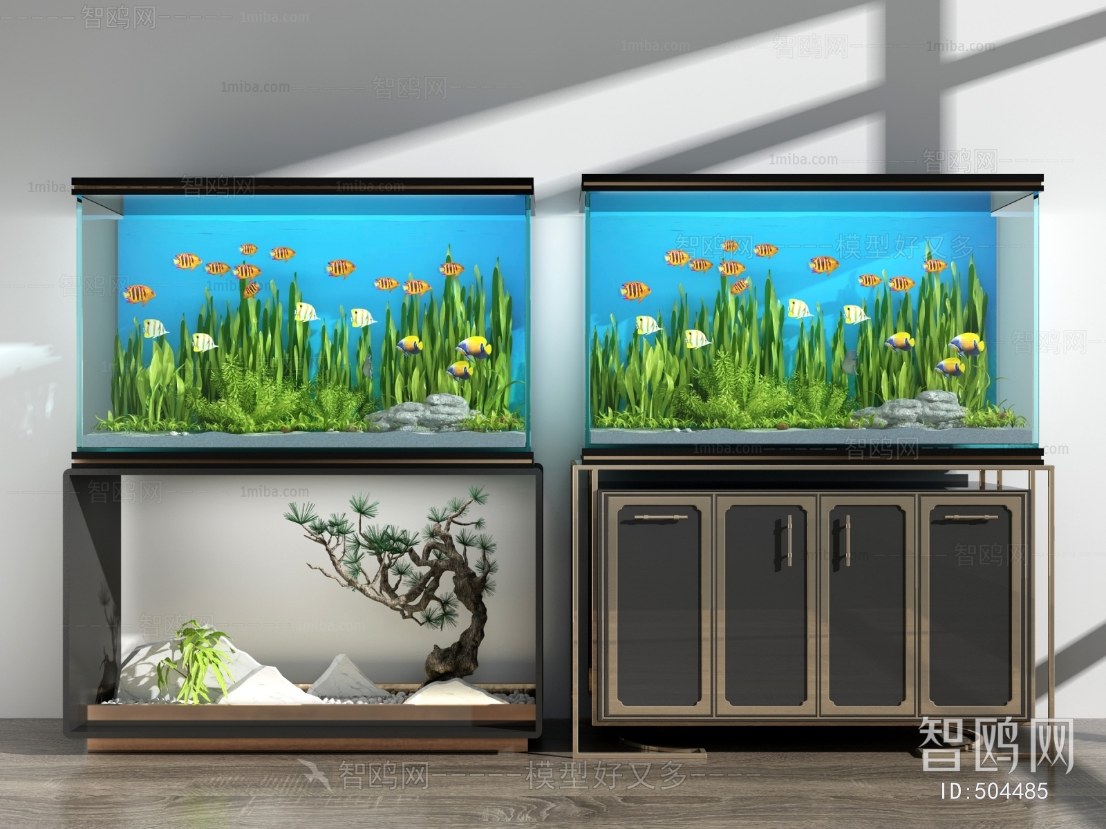 New Chinese Style Fish Tank