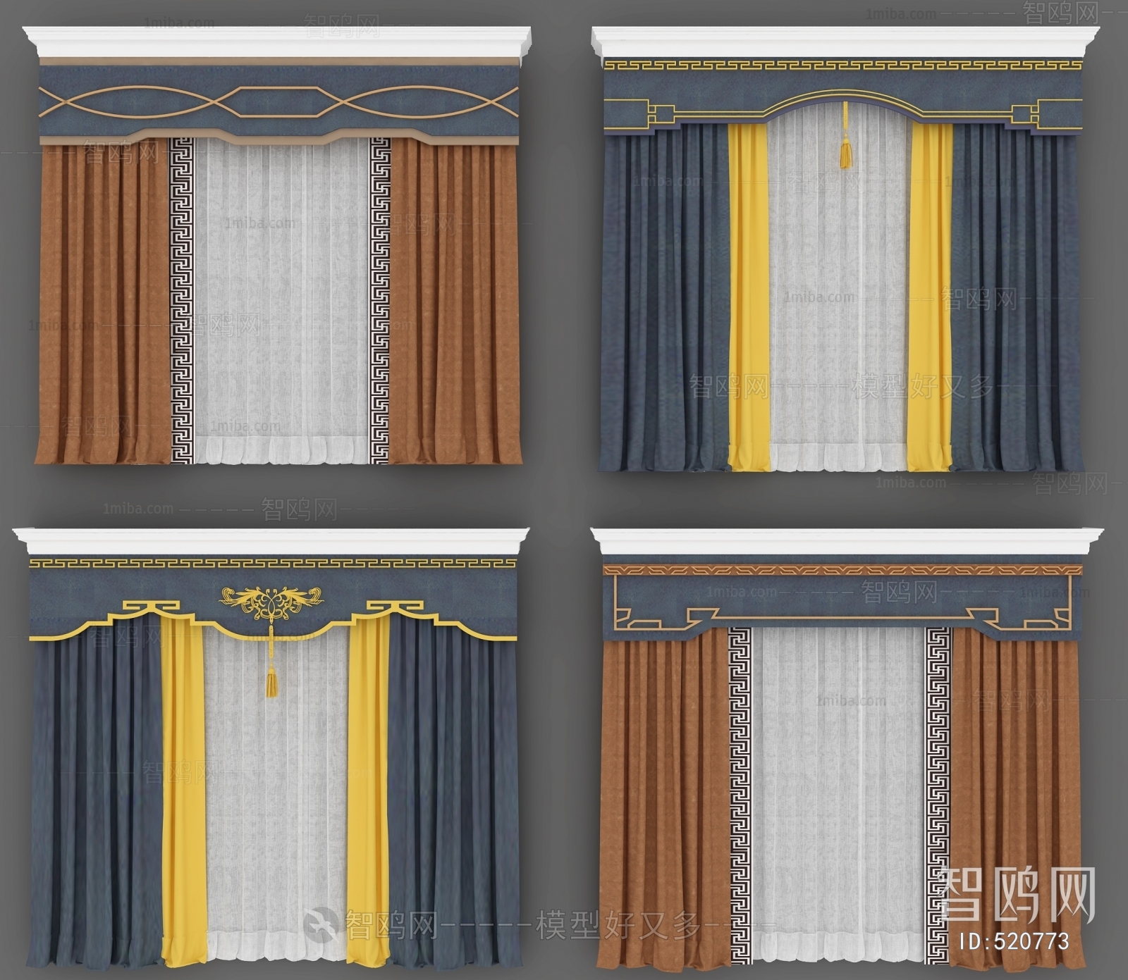 Simple European Style The Curtain