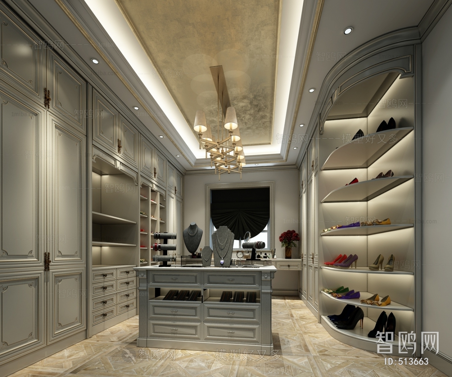 Modern Clothes Storage Area