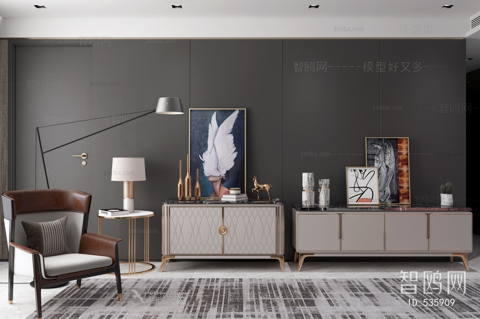 Modern Side Cabinet/Entrance Cabinet