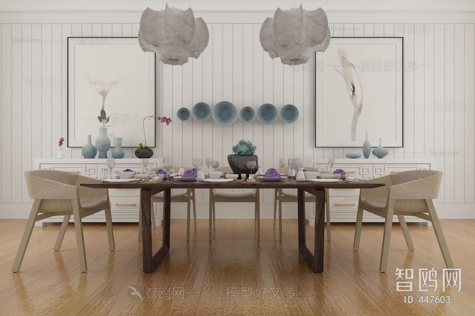 Nordic Style Dining Table And Chairs