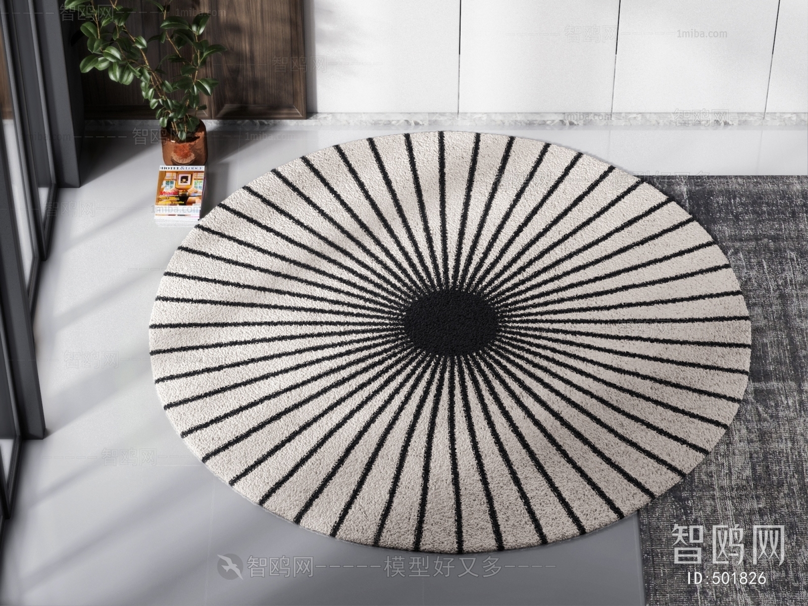 Modern Circular Carpet