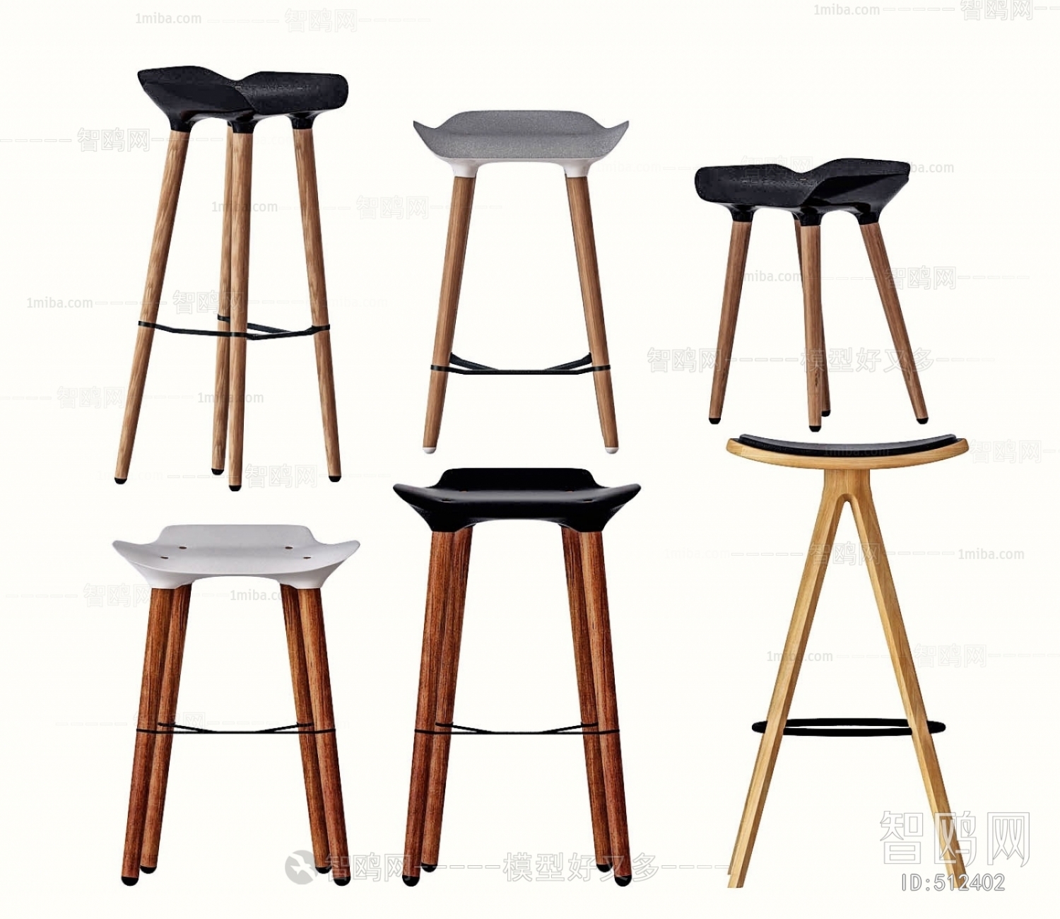 Nordic Style Bar Chair