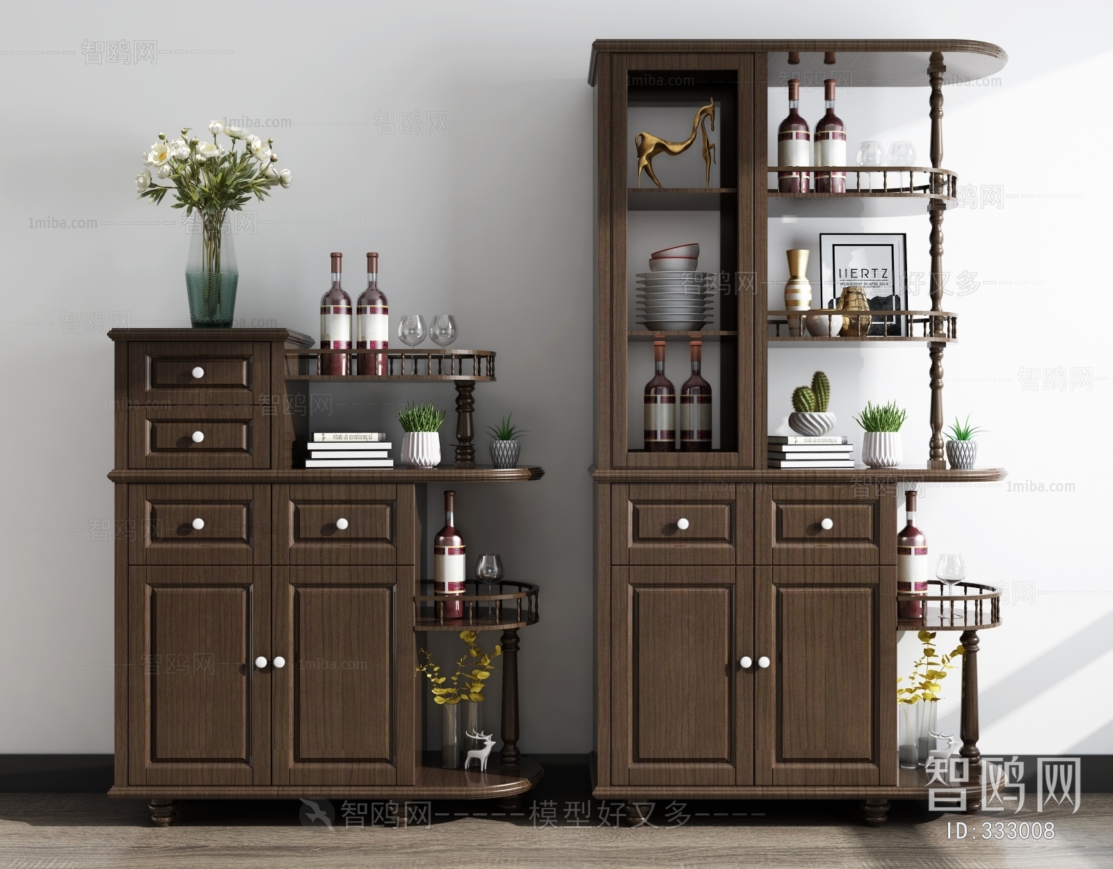 American Style Wine Cabinet