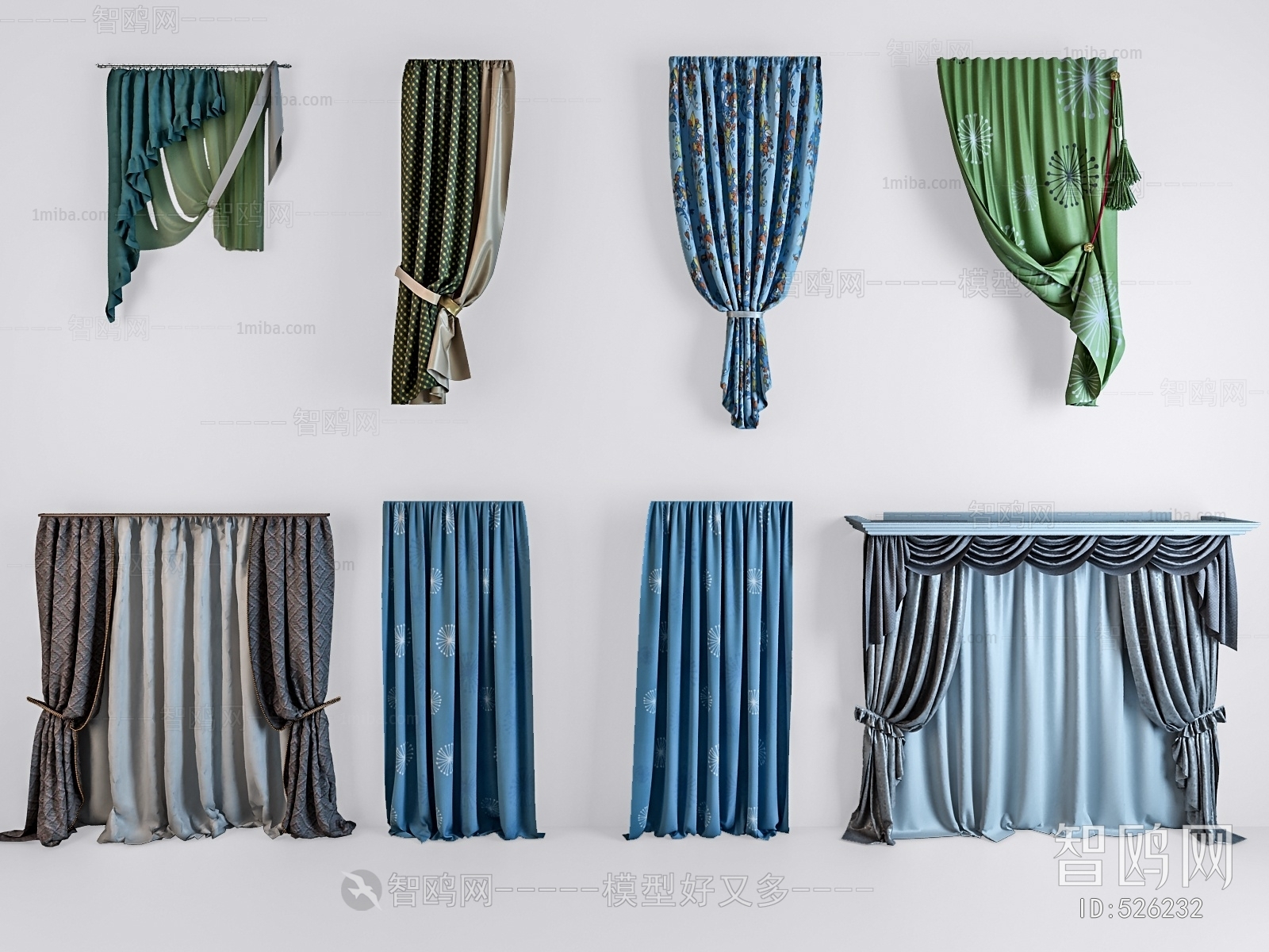 Simple European Style The Curtain