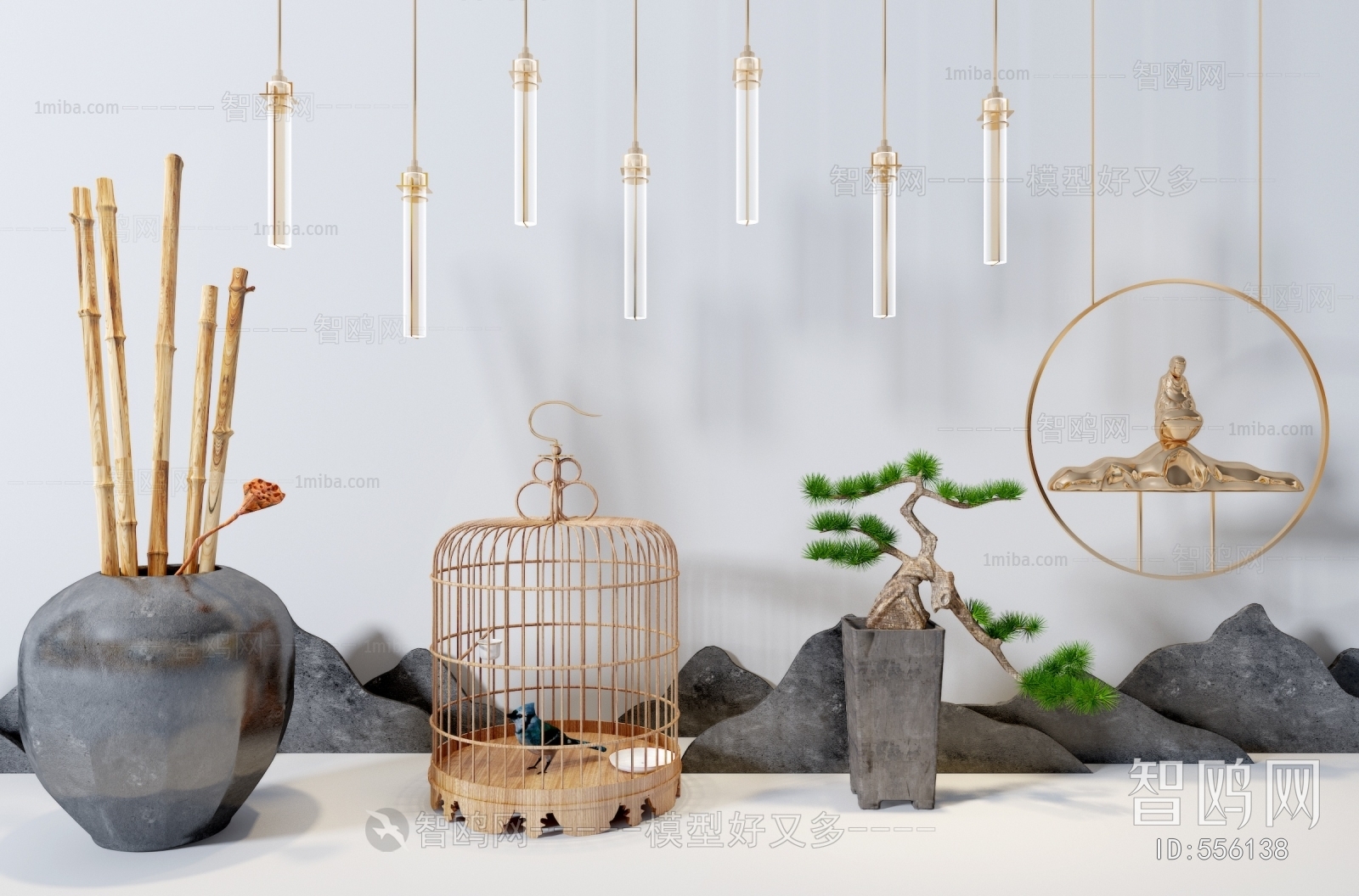 New Chinese Style Decorative Set