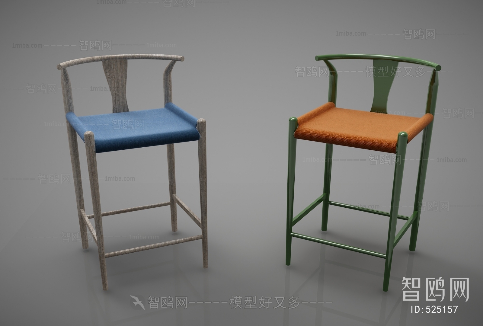 New Chinese Style Bar Chair