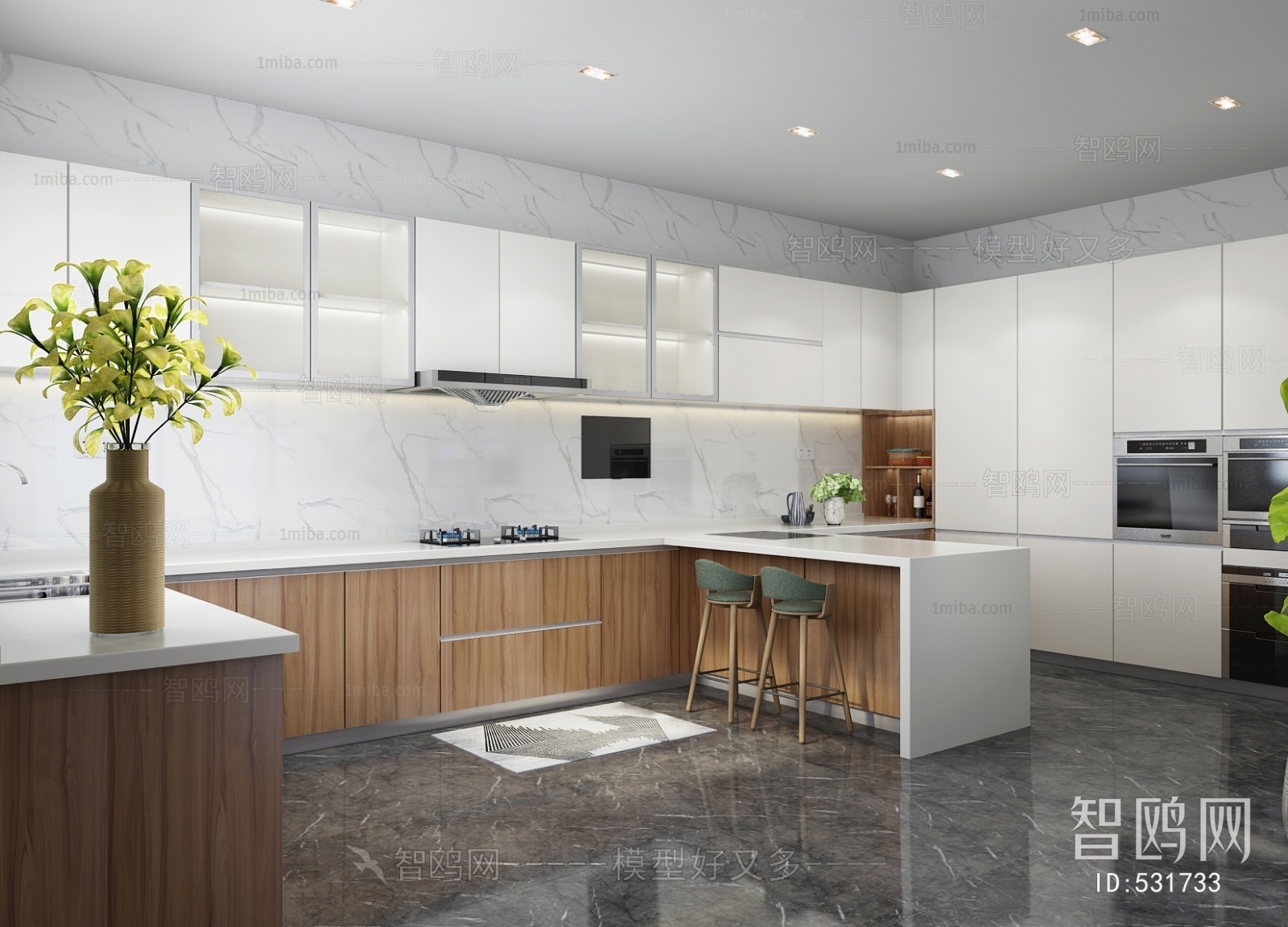 Modern The Kitchen