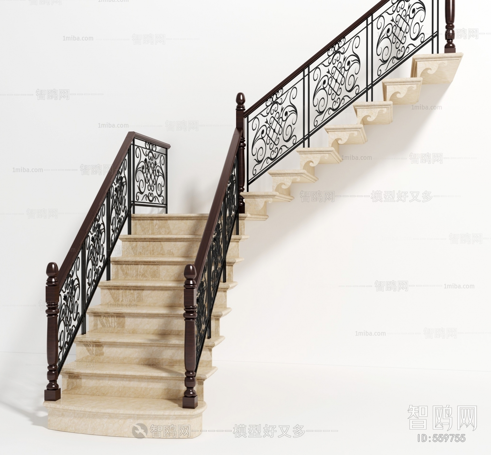 Simple European Style Stair Balustrade/elevator