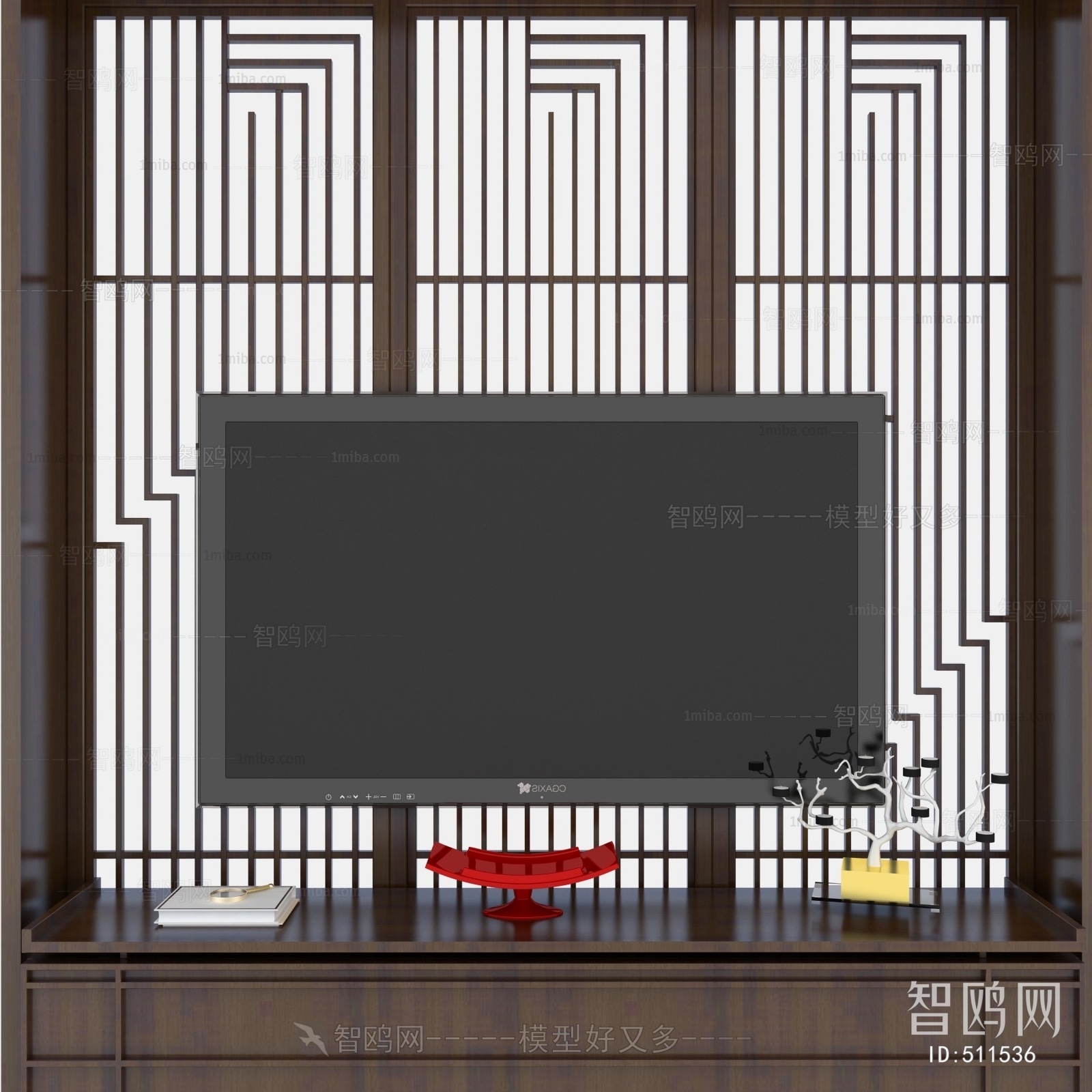 New Chinese Style TV Cabinet