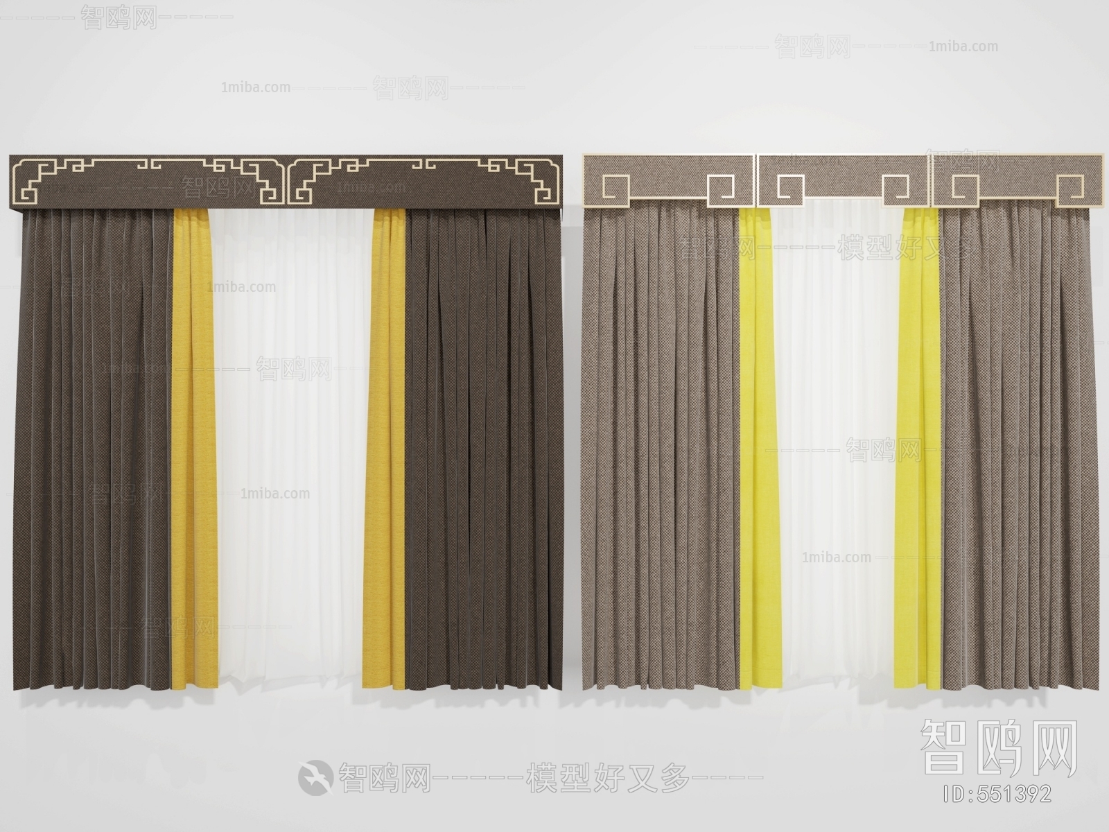 New Chinese Style The Curtain