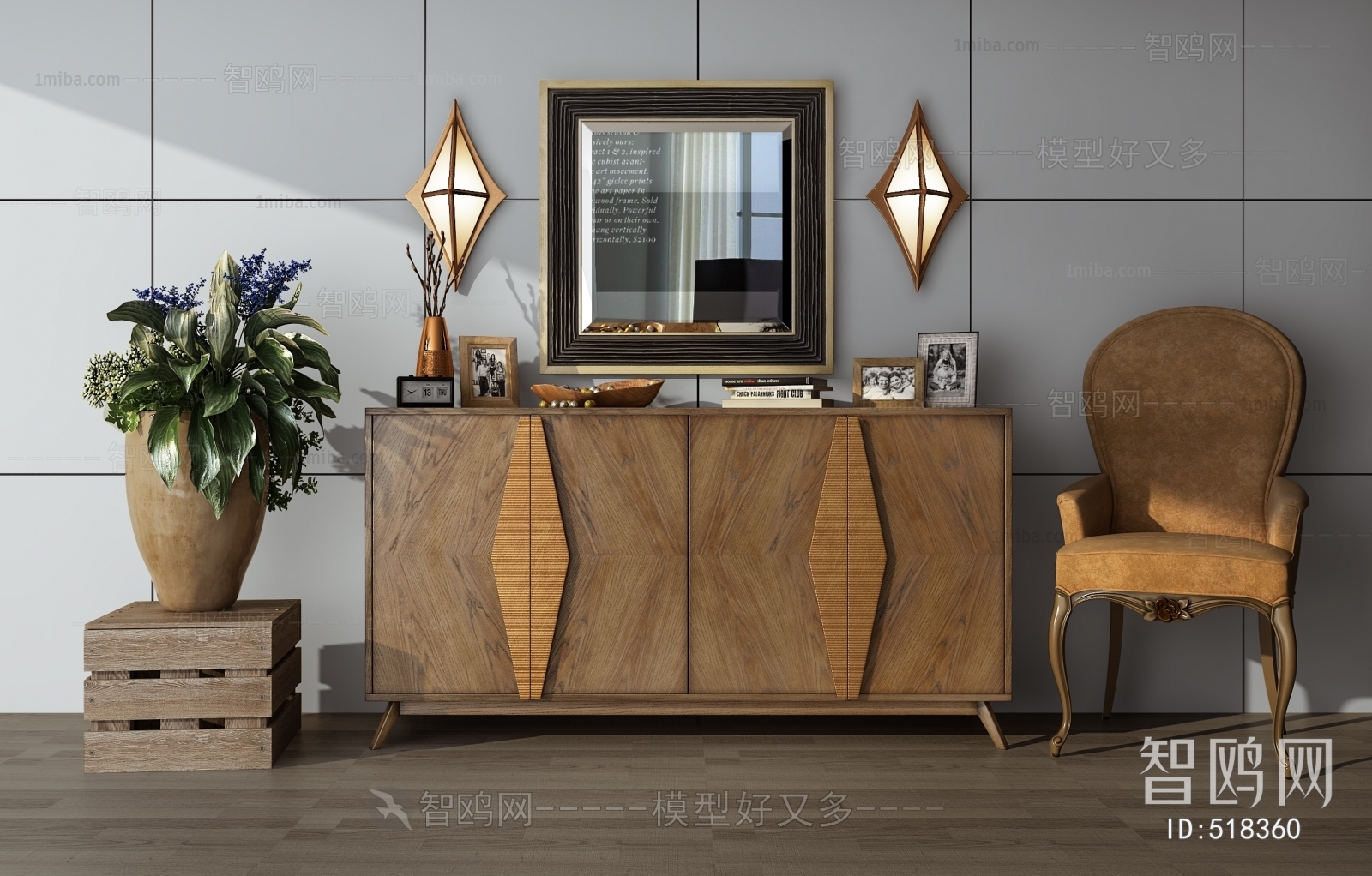 Modern Side Cabinet/Entrance Cabinet