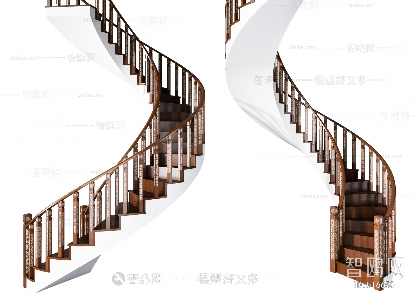 Chinese Style Rotating Staircase