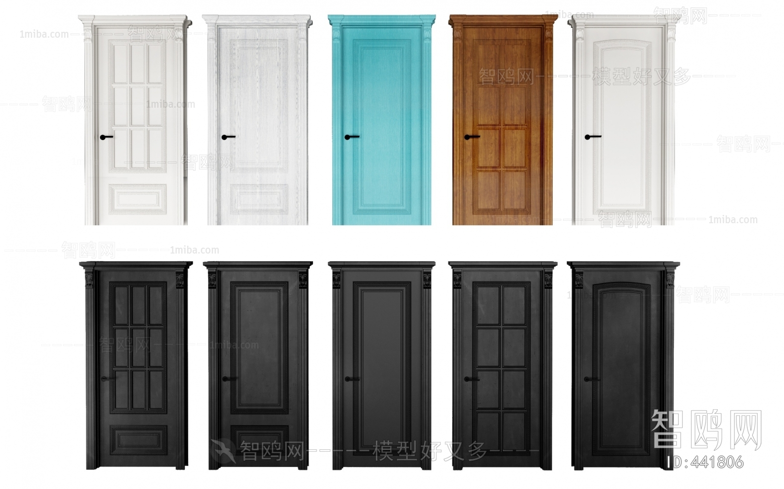 European Style Solid Wood Door